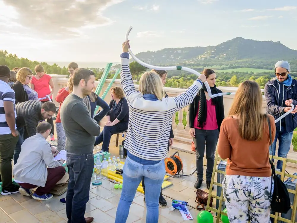 Teambuilding Kettenreaktion 