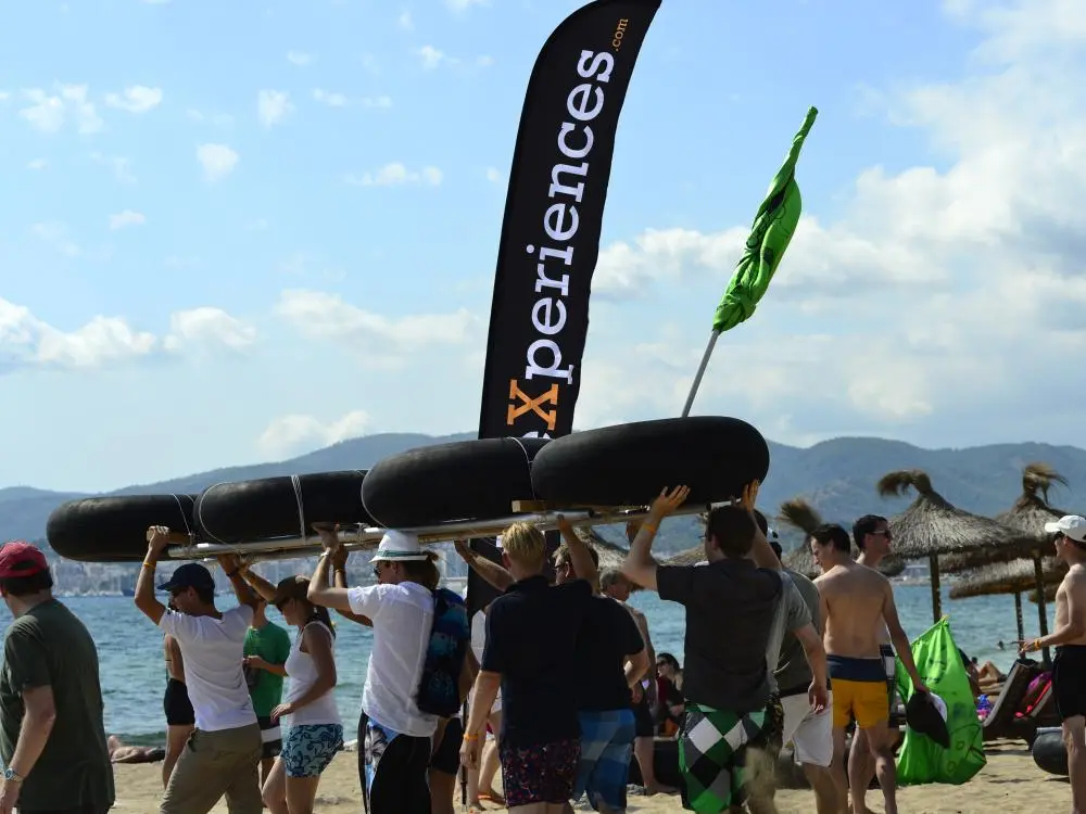 Floßbau Balearische Inseln