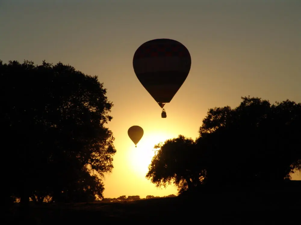Heißluftballon Rundfahrt Romantik