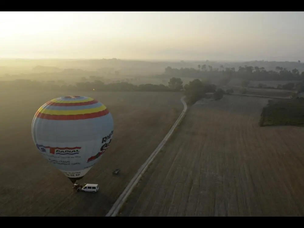 Heißluftballon Rundfahrt Ausblicke
