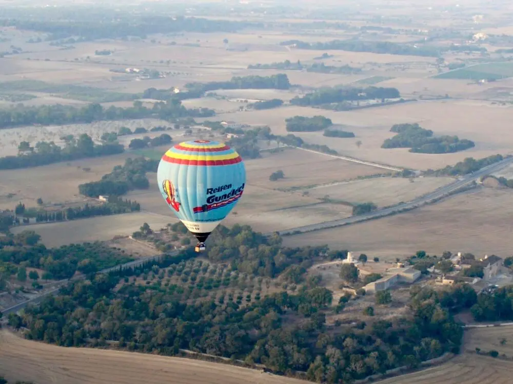 Heißluftballon Rundfahrt Insel