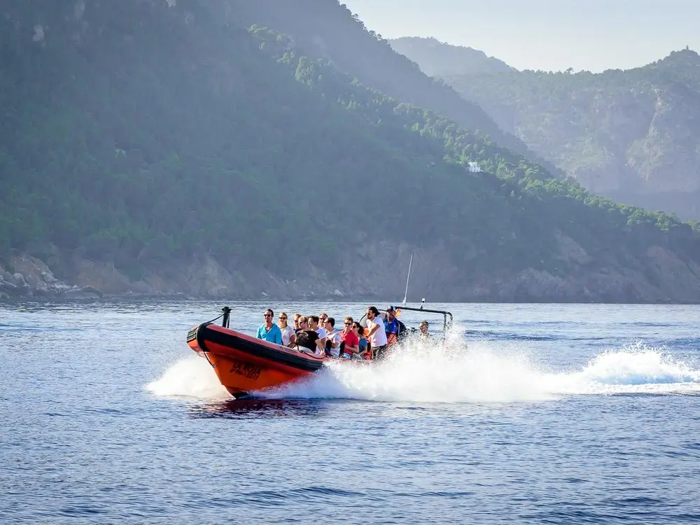 Speedboot Tour Ausblicke