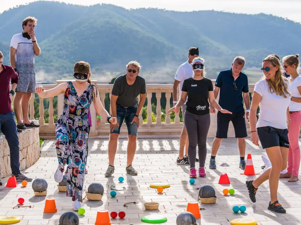 Lustiges Team Building