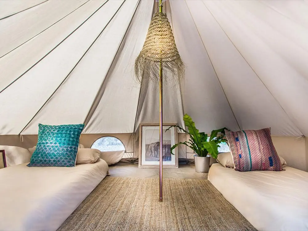 Luxuriöses Camping