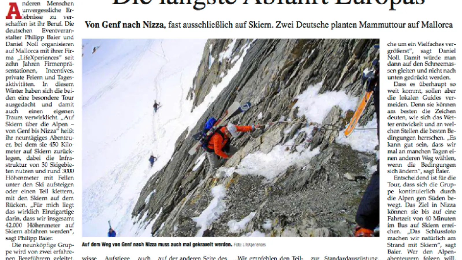 Incentive Alternative in den Alpen