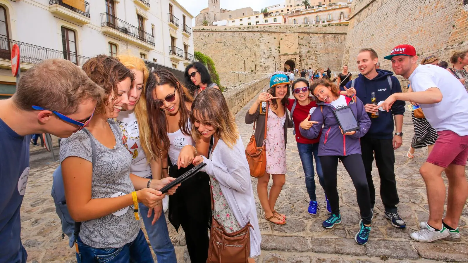 iPad Teambuilding Ibiza Dalt Vila